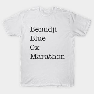 Bemidji Blue Ox Marathon T-Shirt